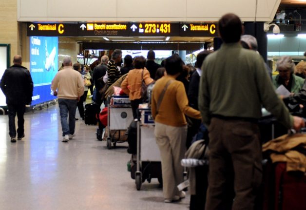 Strike at Rome's Fiumicino airport