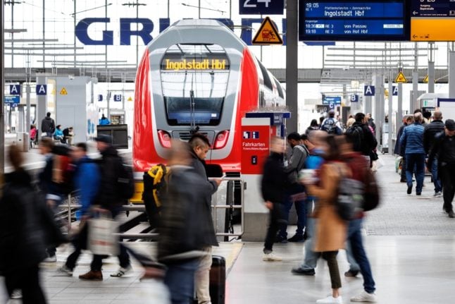When will the next set of rail strikes take place in Germany?