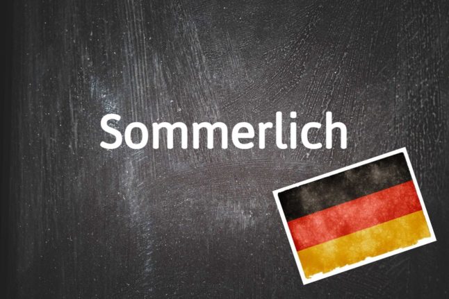 Sommerlich German word of the day
