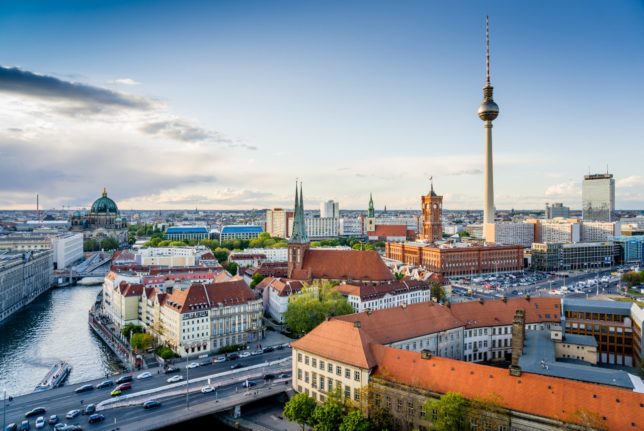 Berlin Skyline with TV tower