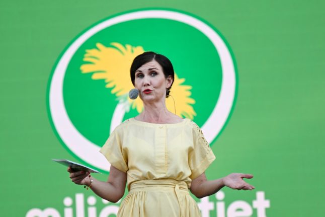 Joint leader of Sweden's Green Party announces resignation
