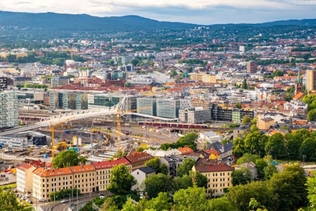 Pictured is a skyline shot of Oslo.