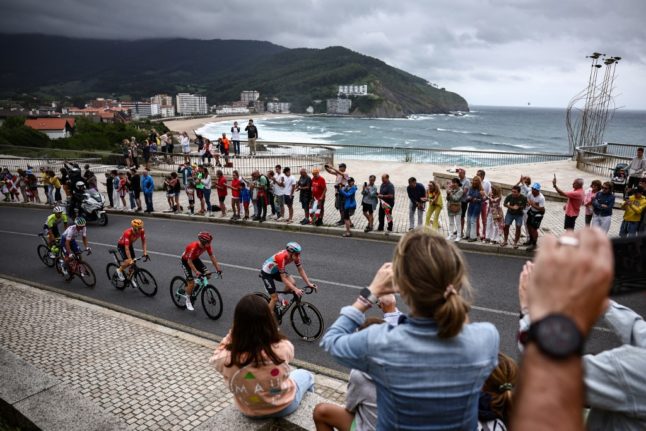 Tour de France sets off from Bilbao