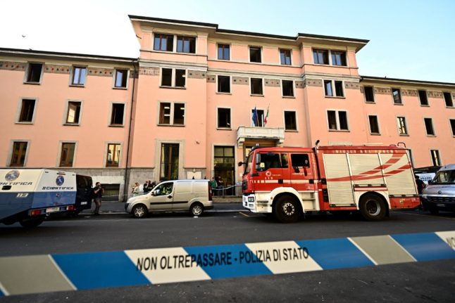 Fire at Milan retirement home