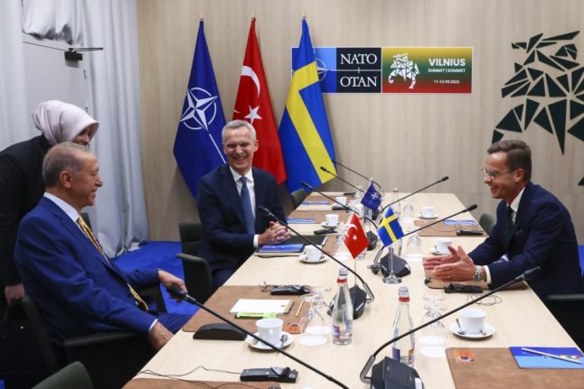 Swedish PM's meeting with Erdogan paused for EU talks