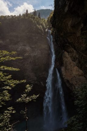 The Reichenbach Falls. 