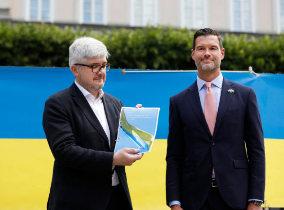 Sweden earmarks another six billion kronor to rebuild Ukraine