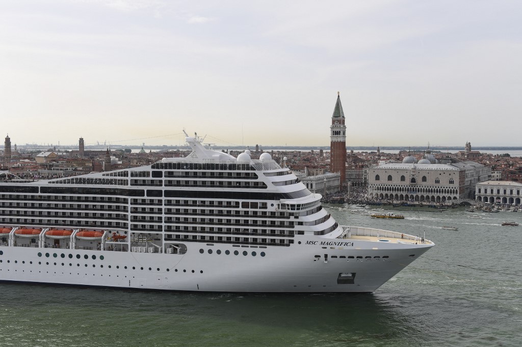 Venice banned cruise ships from its centre in 2021
