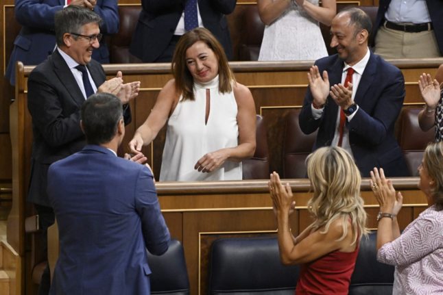 Spain’s Socialist candidate elected as parliament speaker