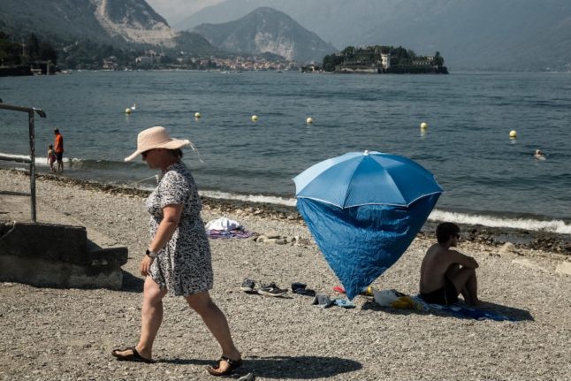 Storm warnings in Italy as heatwave set to break on Monday