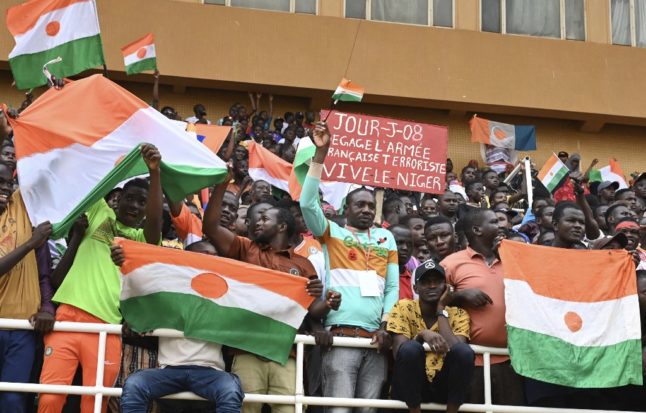 Niger coup supporters rally after French ambassador ordered out