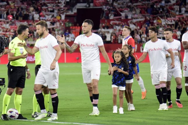 Sevilla players pay 'It's Over' tribute to Hermoso in Rubiales battle