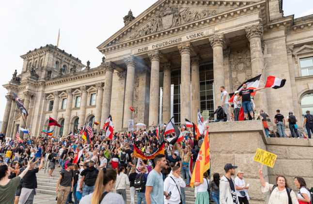 Six convicted over attempt to storm German parliament in 2020 Covid demo