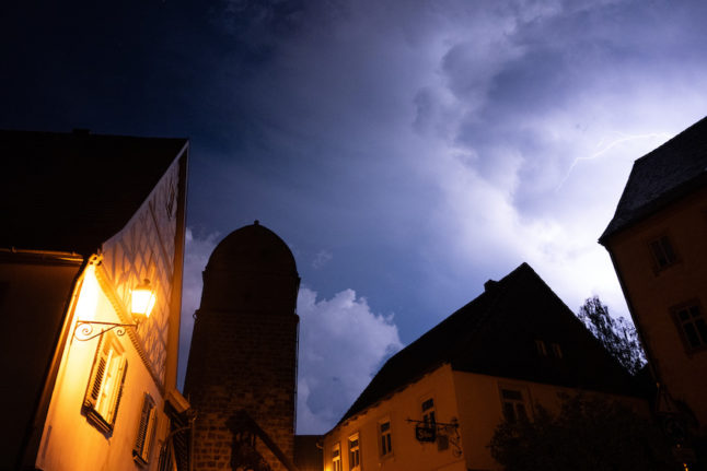 Germany’s summer coming to an end as thunder rolls in