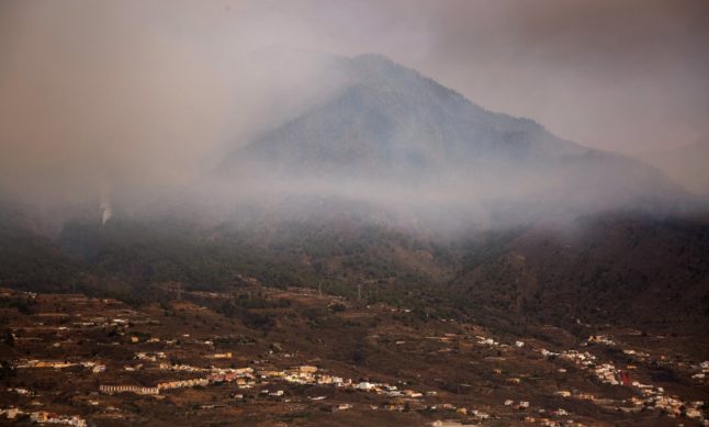 Wildfire in Tenerife