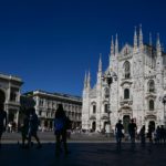 Two French men charged with trespassing after climbing Milan Duomo