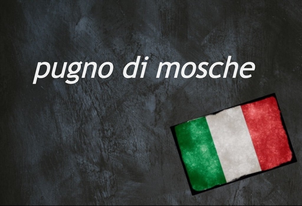 Italian expression of the day: ‘Pugno di mosche’