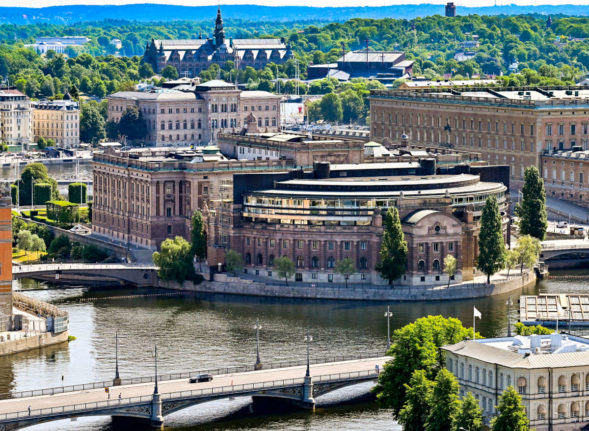 Dead body found floating in central Stockholm