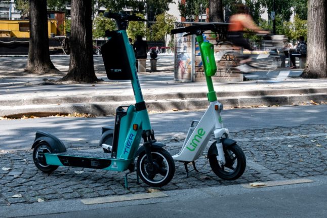 Rented electric scooters vanish from Paris streets