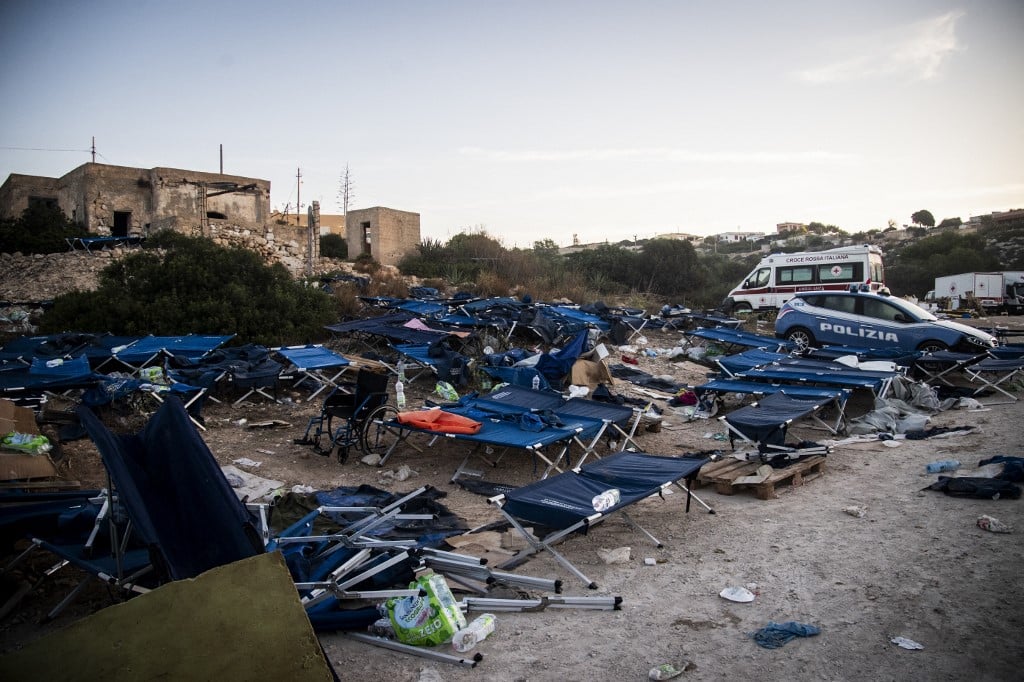 Migrants, Lampedusa