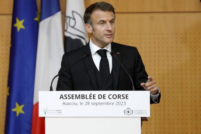 France's Macron proposes 'autonomy' for island of Corsica