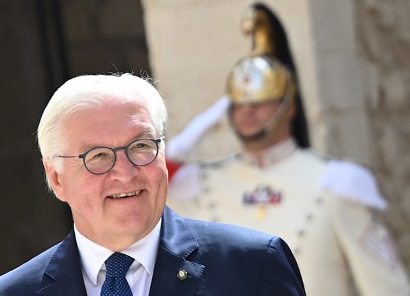 German president urges fair migrant distribution on Italy trip