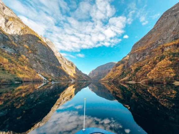 Pictured is the Nærøyfjord