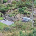 Large chunk of Swedish motorway collapses after landslide