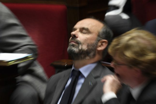 Former French Prime Minister Edouard Philippe takes a nap. France has a myriad of expressions for talking about sleep.
