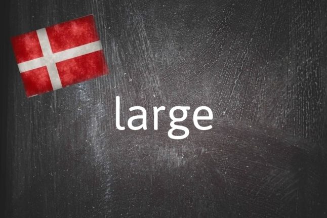 Danish word of the day: Large