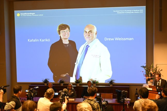 Pair behind Covid vaccine discovery win Nobel Prize