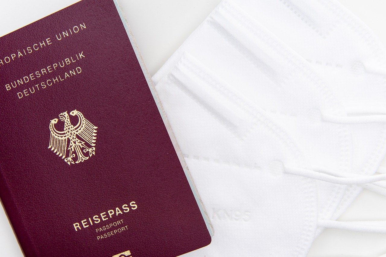 A German passport.