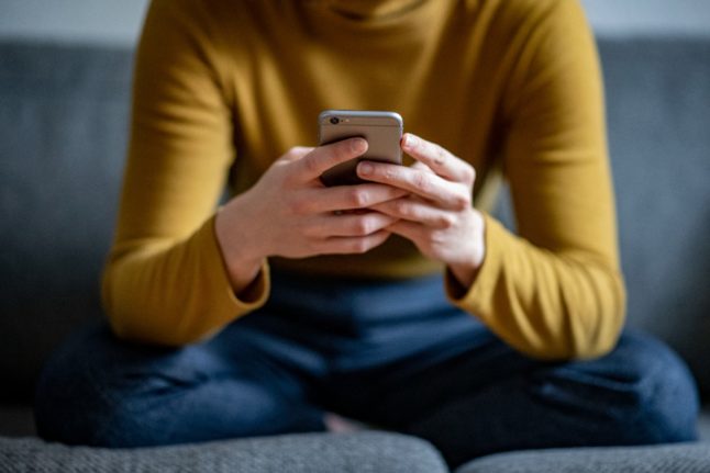 Woman on her smartphone