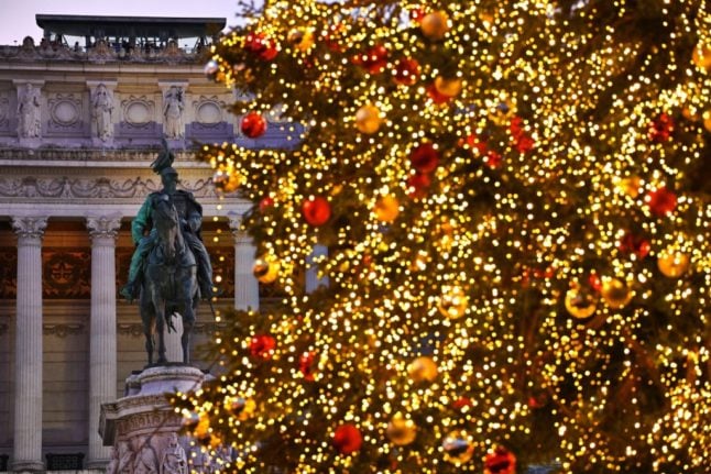 Christmas tree, Rome