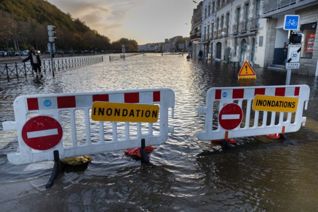 High winds and flooding are expected in northwestern France as Storm Ciaran arrives on Wednesday night.