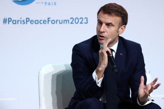 France's Macron calls on Israel to stop bombing Gaza civilians
