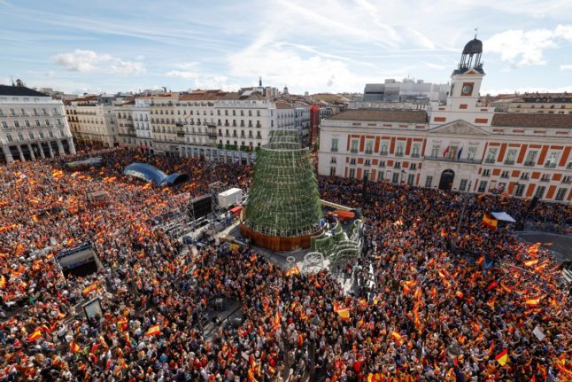 IN IMAGES: Thousands of Spaniards rally against amnesty for Catalan rebels