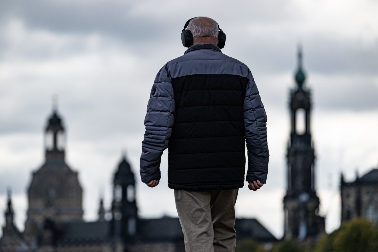 Elderly man in Dresden
