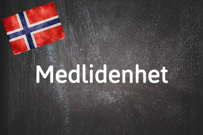 Pictured is the Norwegian word of the day.
