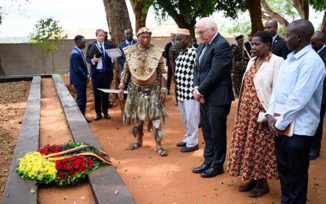 German president asks forgiveness for colonial crimes in Tanzania