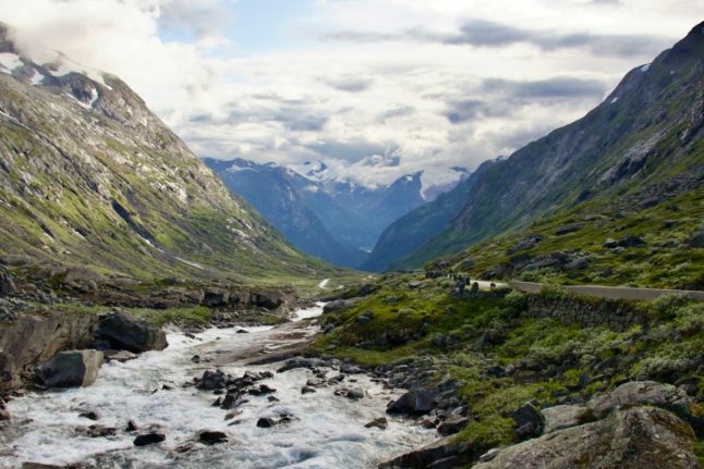 Pictured is a valley in Norway