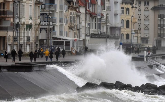 Storm warning for 100km/h winds in northern France on Thursday