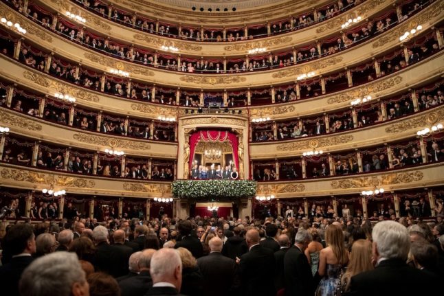 Milan's La Scala opera house.