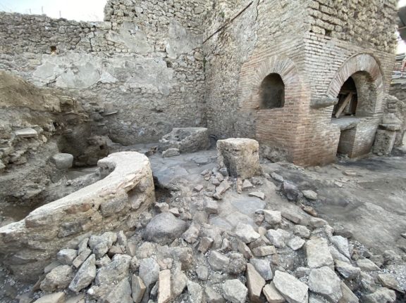 Archaeologists discover ‘prison bakery’ in ancient Pompeii