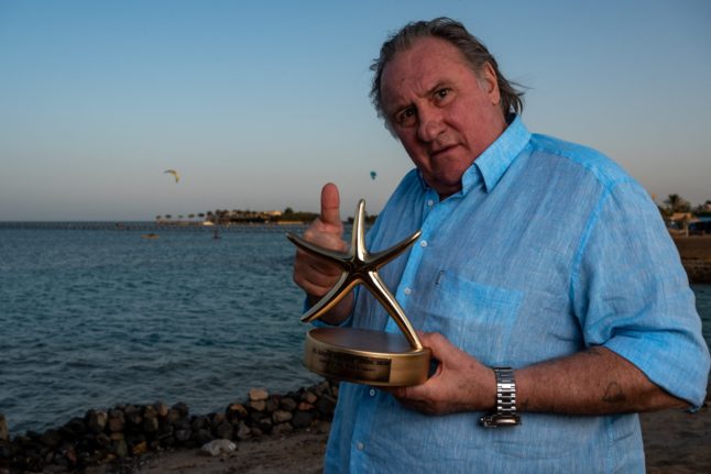 French actor Gerard Depardieu has been caught on camera making obscene comments about women.