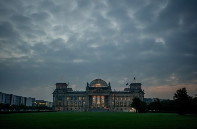 Dark clouds over the Bundestag