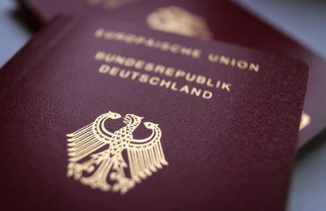 Two German passports.