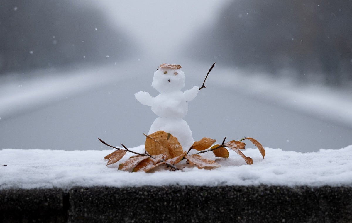 A snowman in Munich