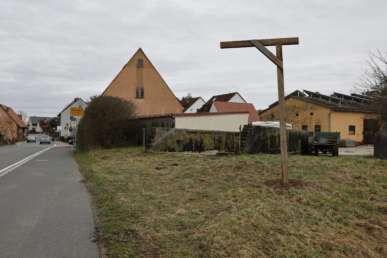 Gallows in Bavaria Farmers' protests