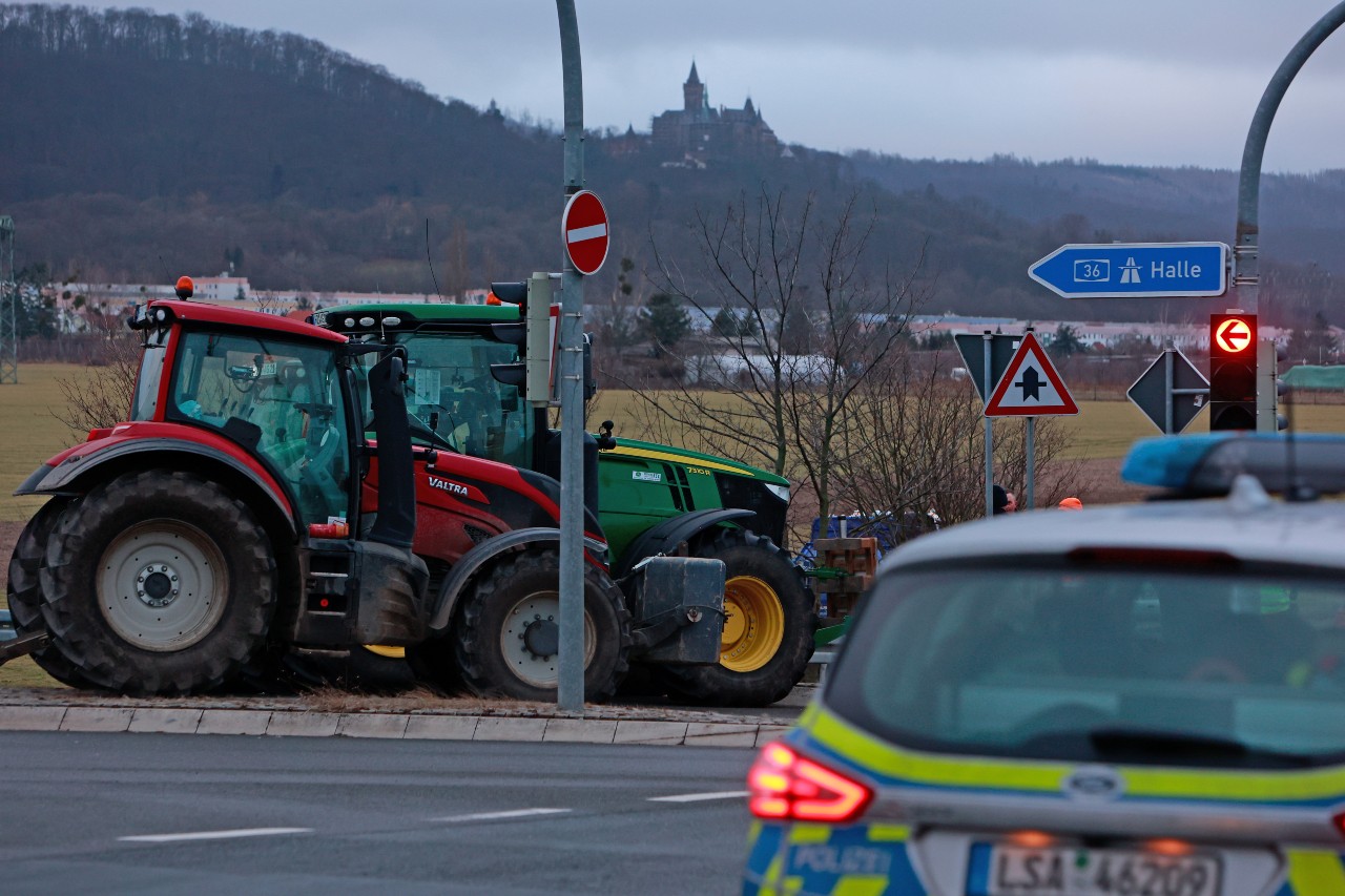 Farmers protest Saxony-Anhalt